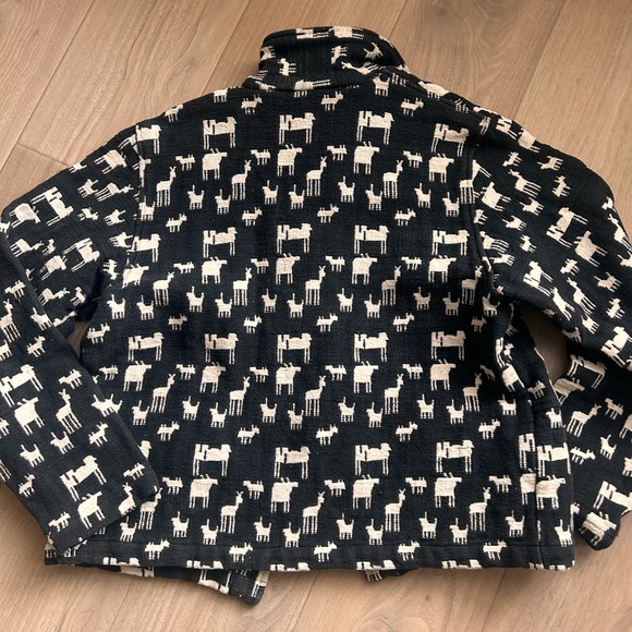 Vintage woven llama jacket Size Small - Picture 2 of 7